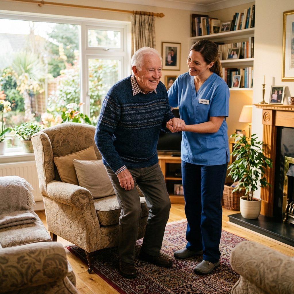 Serenity nurse providing compassionate home care